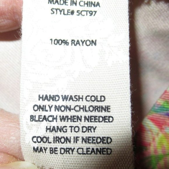 Soft Surroundings Plus Sz 3X Laia Paisley Pattern Rayon Blouse Tunic - Picture 4 of 8